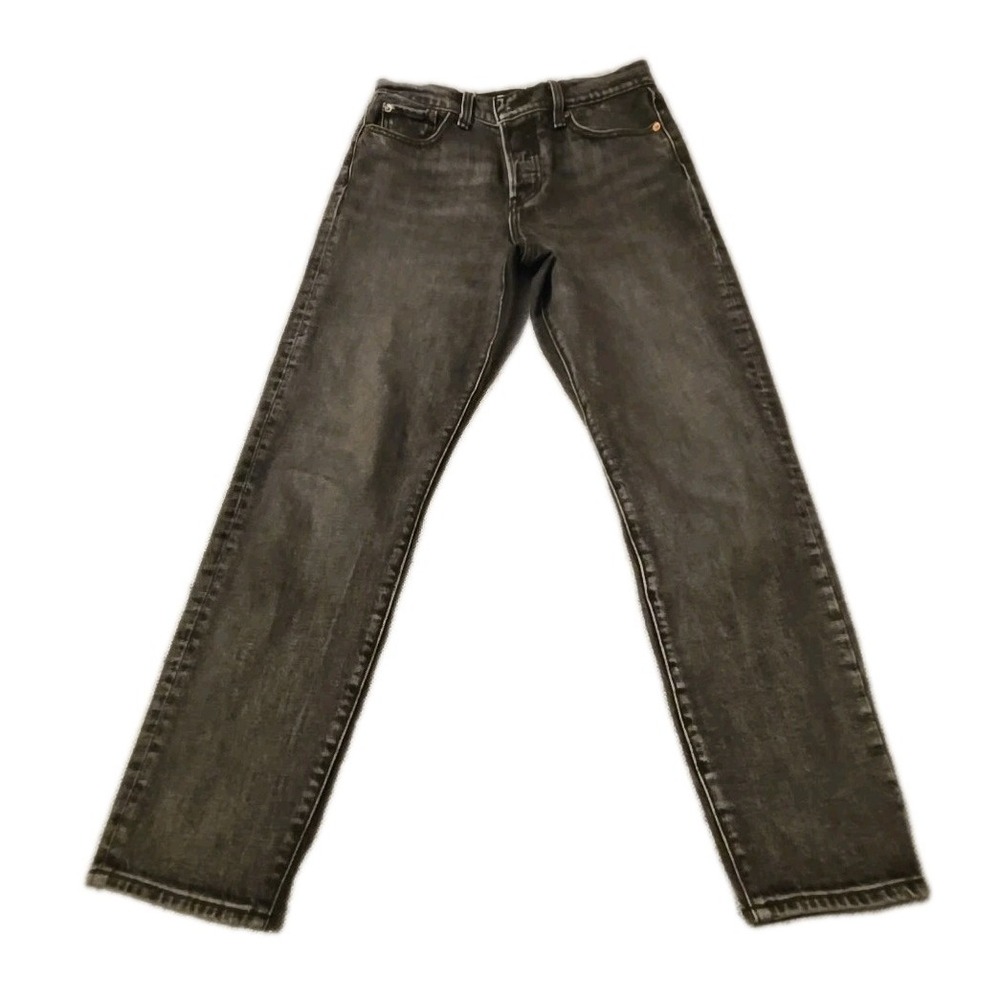 Levis Wedgie Straight Jeans Womens 26x35 High Rise Button Fly Blue Denim Tall 26